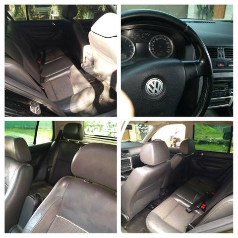 Golf Sportline 1.6 2011 top de linha airbag teto solar Banco couro roda de liga leve ABS - Foto 6