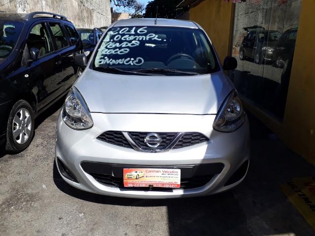 Nissan March s 1.0 ipva e transferencia gratis financiamos sem entrada 2016