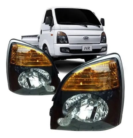 Farol hyundai hr mascara negra 2004 2005 2006 2007 2008 2009 2010 2011