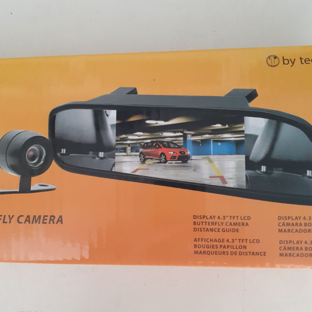 Espelho retrovisor com câmera de ré. Nova. Instalada.