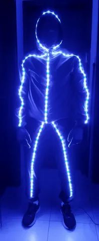 Roupa de Led Stickman super divertidos! - Foto 4
