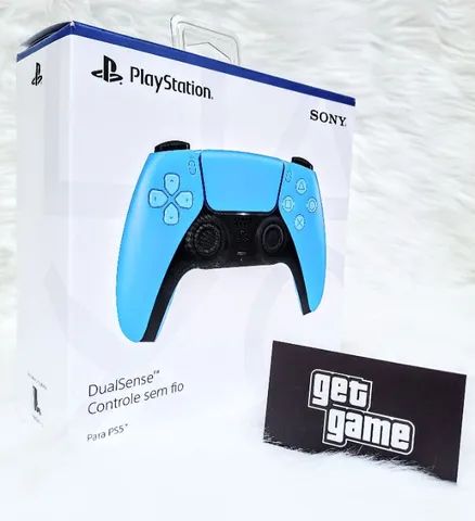 Controle PS5 sem Fio DualSense Sony Starlight Blue - Roxo