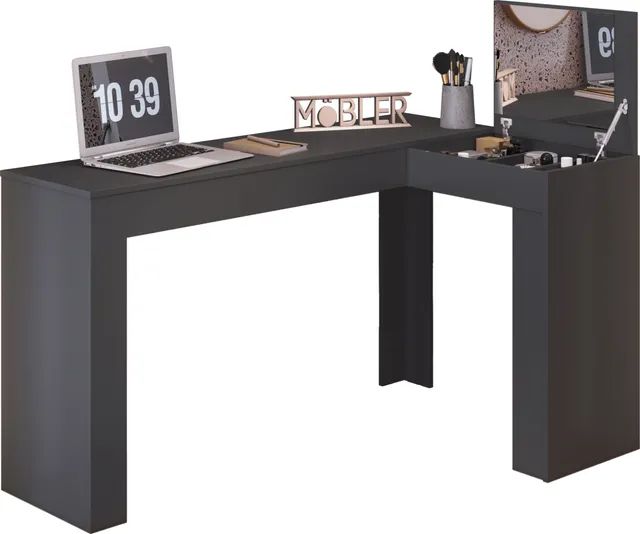 Escrivaninha de Canto/Penteadeira Jade!! Pr87m - Foto 2