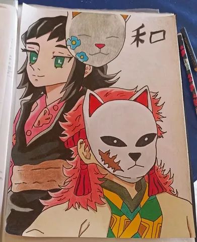 DESENHOS DO DEMON SLAYER  KIMETSU NO YAIBA 