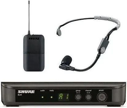 Microfone Sem Fio Shure BLX14BR/SM35 Headset Profissional 
