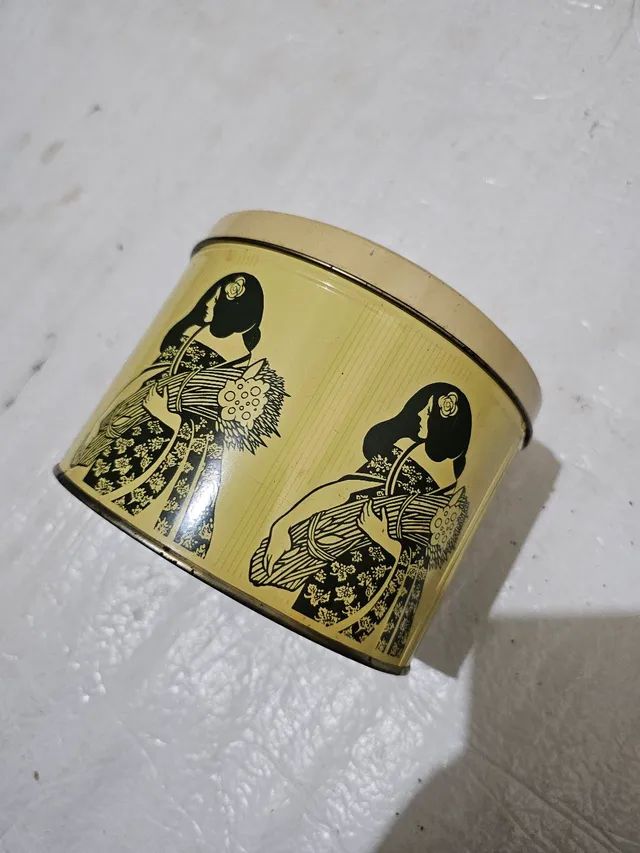 Antiguidade lata sorvete kibom antiga ótimo estado - Foto 3
