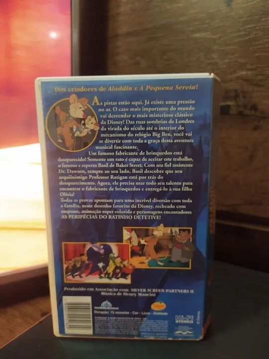 Vhs As Peripécias do Ratinho Detetive  - Foto 2