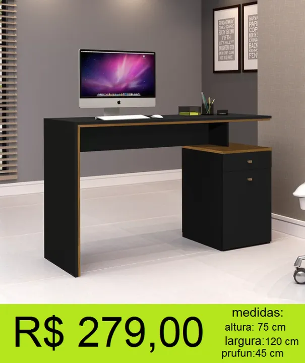 Escrivaninha com gaveta