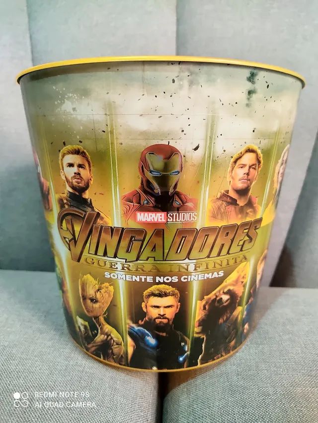 Balde de pipoca Vingadores - Guerra Infinita