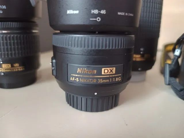 Câmera Nikon D3400 e acessórios - Foto 4