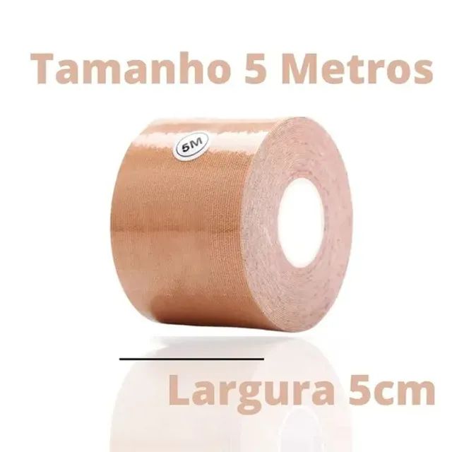 Fita Levanta Seios Boob Tape - Bege 5cmx5m Ns-3360 - Foto 3