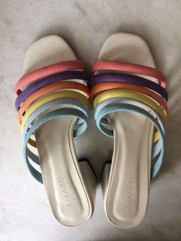 Sandália rainbow - amaro - Foto 4