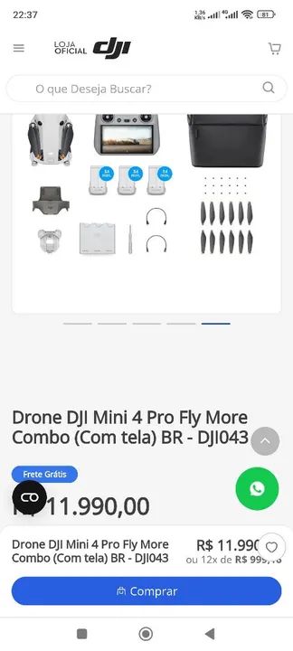 Drone DJI Mini 4 Pro combo flay more  - Foto 3