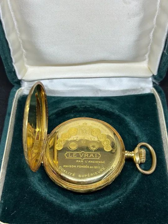 Relíquia Relogio Suíço de Bolso em Ouro - Foto 4