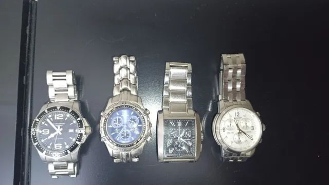 Vendo 4 rel gios originais bulova longuines tissot Acess rios