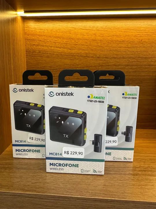 Microfone de Lapela Onistek