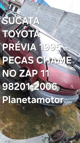 Sucata Toyota Previa 1995 Para Vendas De Peças Em Geral