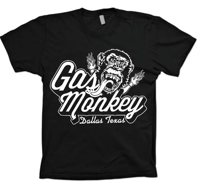 Camisetas Series - Gas Monkey Garage - 100% Algodão