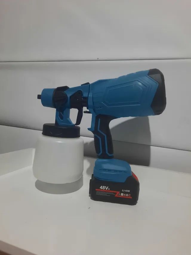 Pistola de pintura a bateria 21v profissional  - Foto 2
