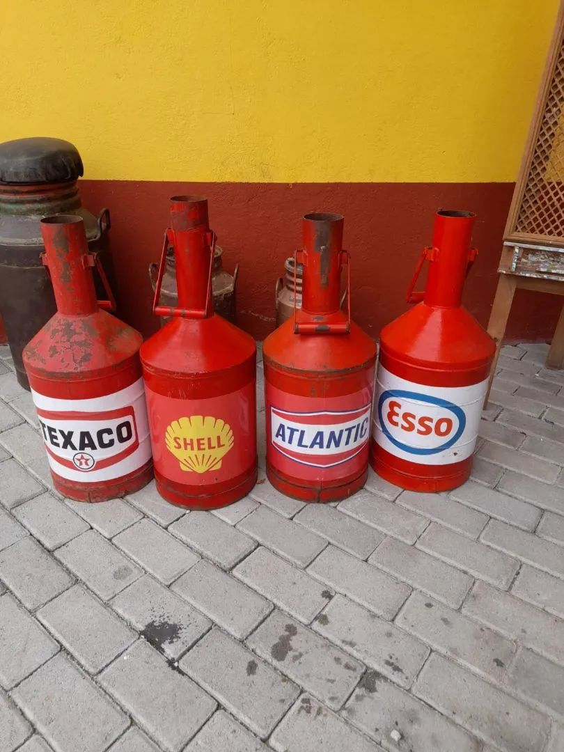  Galão aferidor de Combustível Vintage - Texaco, Shell, Atlantic e Esso preço unitário 