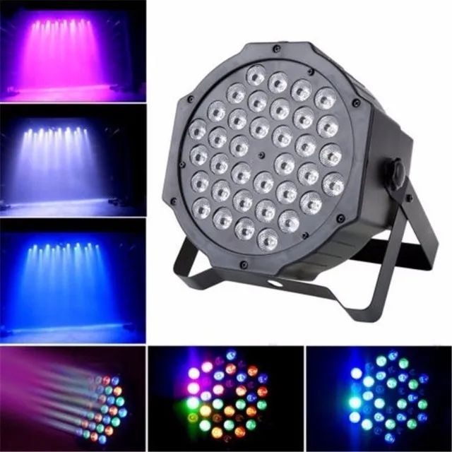 Jogo de Luz Canhão 36 Leds Strobo Rgb Potente