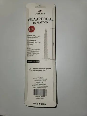 Vendo velas decorativas com pilhas - Foto 3