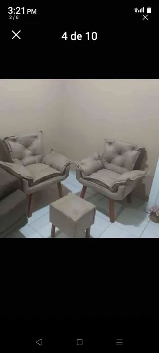 Poltronas modelos opalas lindas modernas sofisticadas modernas  - Foto 2