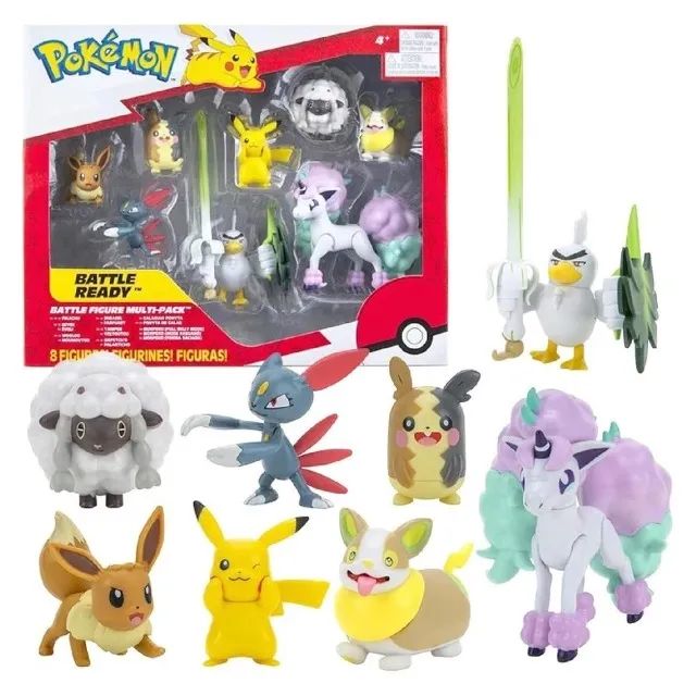 Bonecos Pokemon 8pcs  Action Figure Sunny 2614