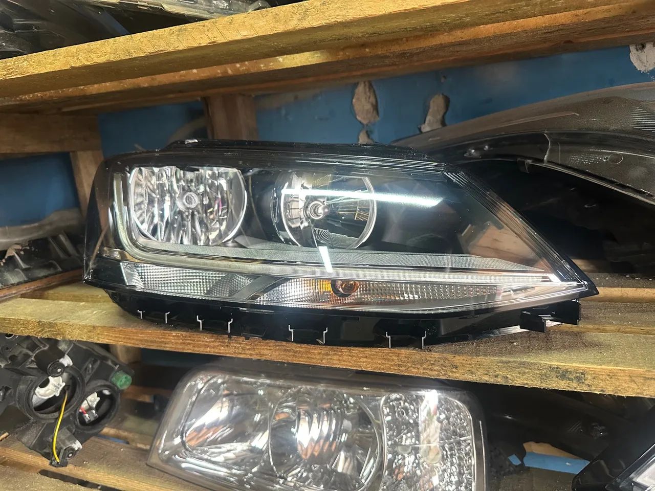 Farol jetta com led original