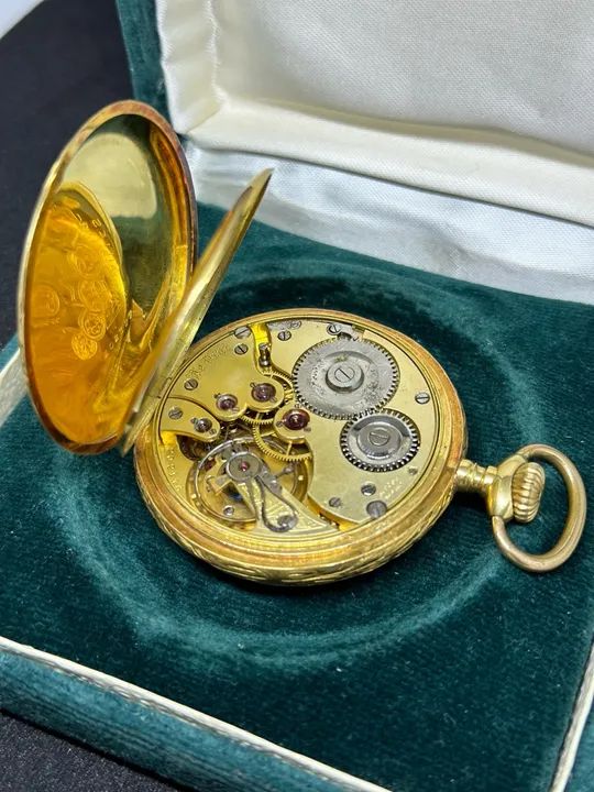 Relíquia Relogio Suíço de Bolso em Ouro - Foto 5