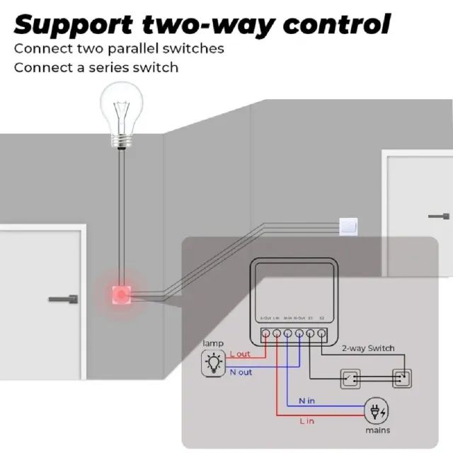 Mini Módulo Relé Inteligente Paralelo Wifi 4 Canais Tuya - Foto 2