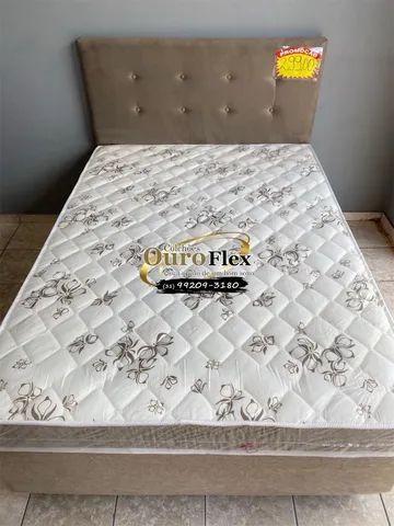 Cama box com colchão de espuma D33  - Foto 5