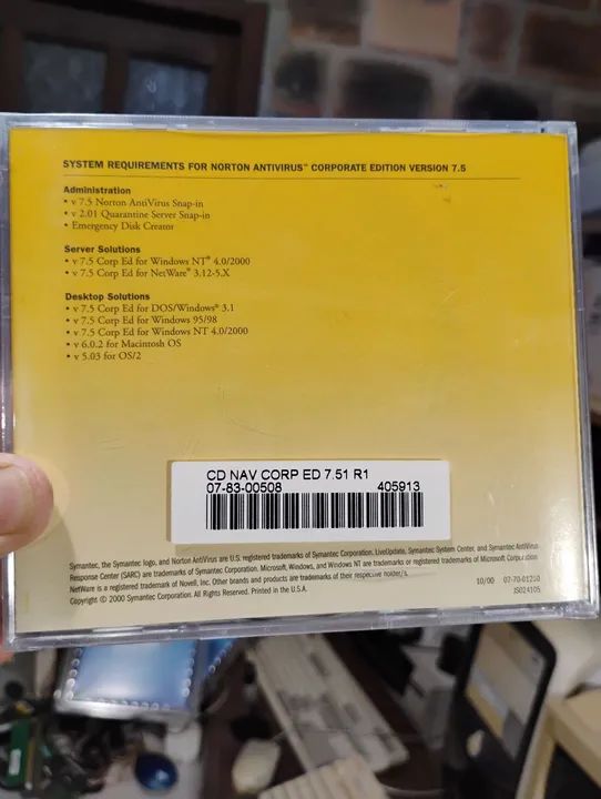 Cd Norton Antivirus vírus lacrado. - Foto 5
