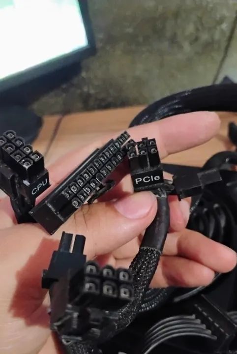 Fonte Real Corsair CX 450W Bivolt - Excelente Estado! - Foto 2