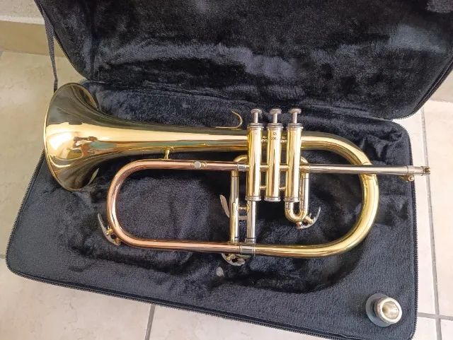 Flugelhorn Schieffer Sib - Laqueado - Aceito trocas - Parcelo 18x - Foto 2