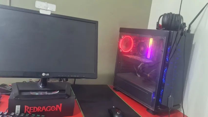 PC Ryzen 5 2600 16BG RAM 480GB SSD Placa de vídeo GTX 1060 6GB