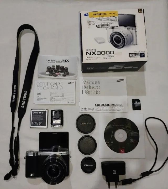 Câmera Mirrorless Samsung NX3000 - Excelente Estado! - Foto 2