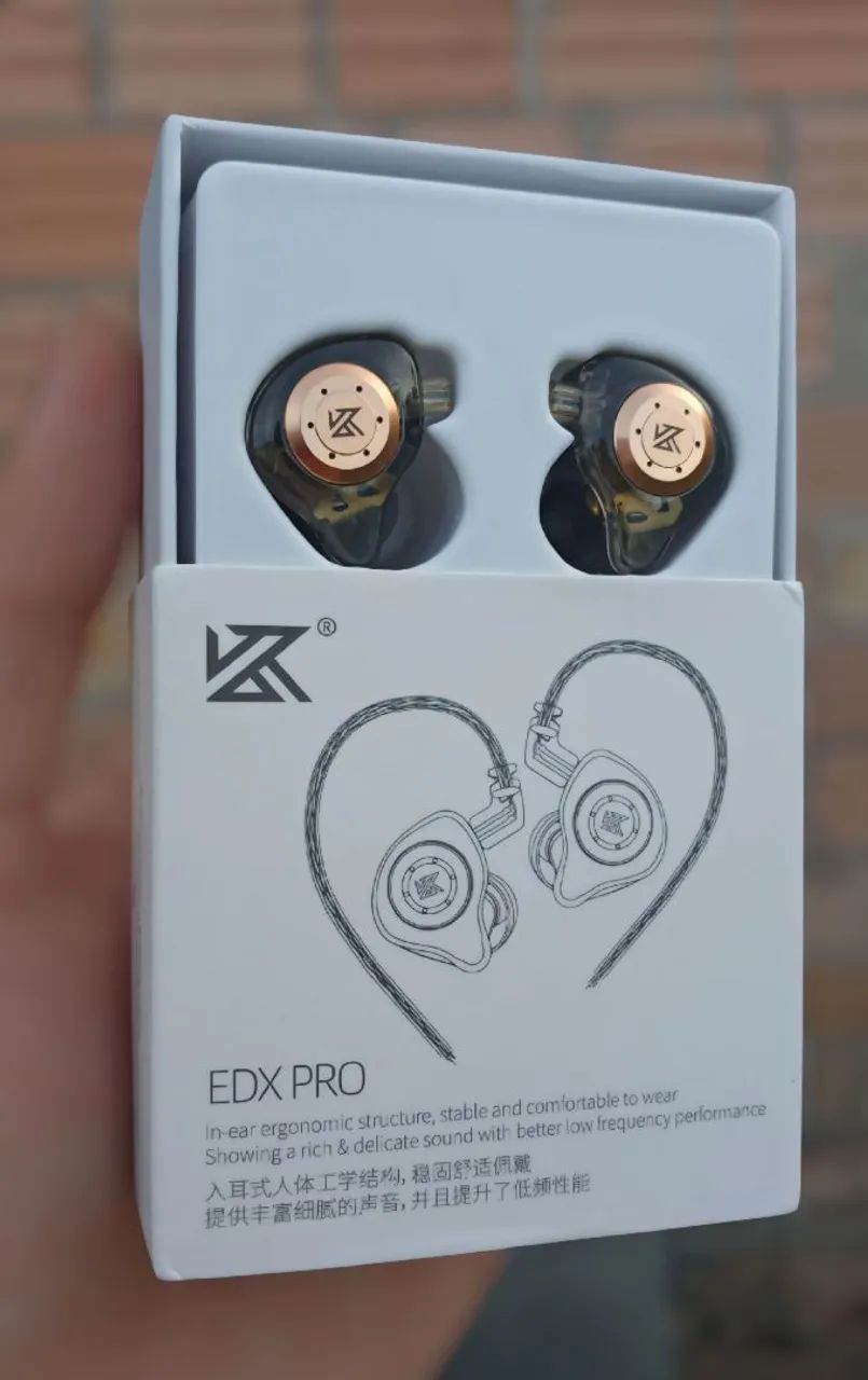 Fone de fio kz edx pro, leia a descrição.