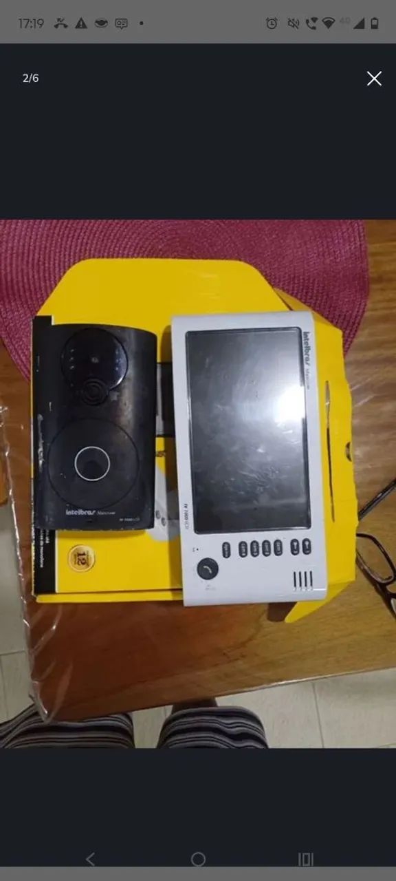 Interfone Intelbras Maxcom W7000 LCD63825080456707122