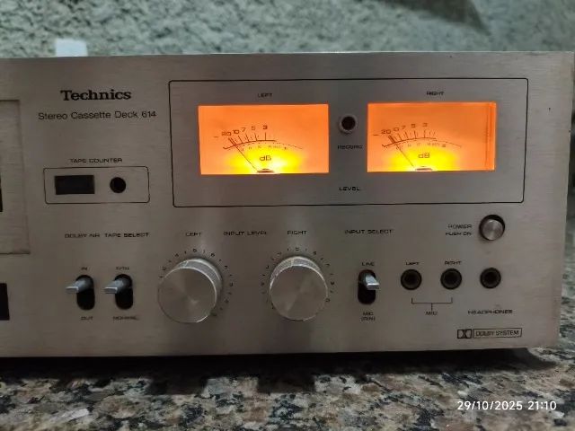 Tape Deck Technics 614 - Tela MP3 Adaptada - Foto 3