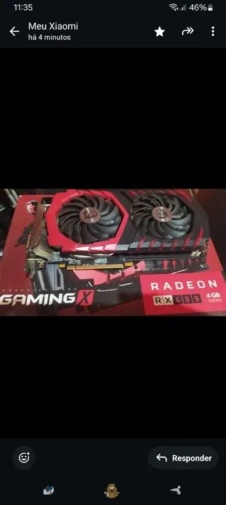 Rx 480 MSI Gammimg 4 vram - Foto 6