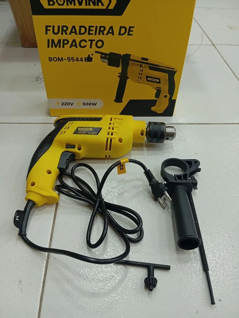 Furadeira de impacto 500W - Foto 4