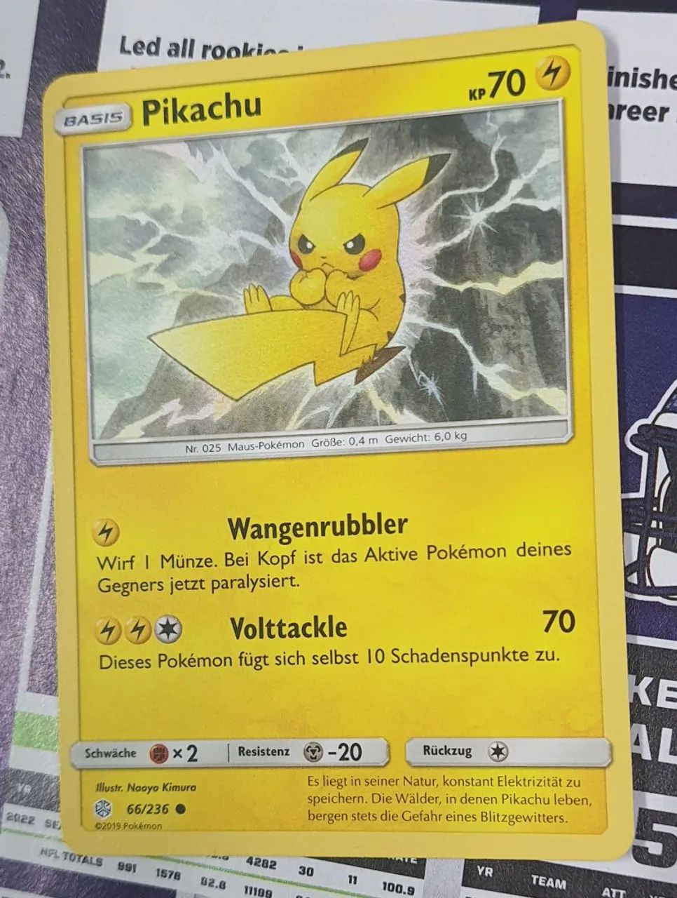 Card Americano Pokémon Pikachu