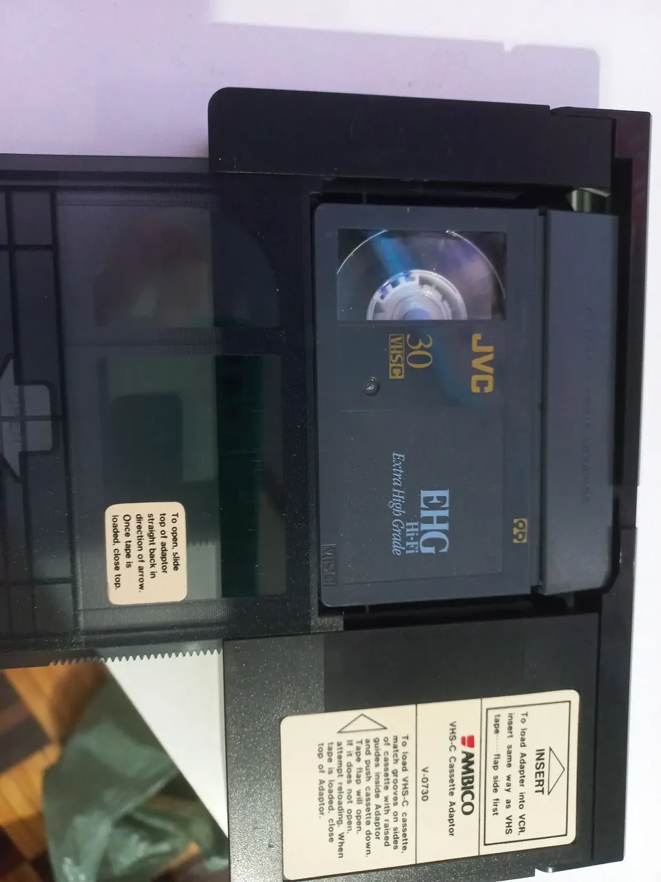 Adaptador VHS-C Ambico V-0730