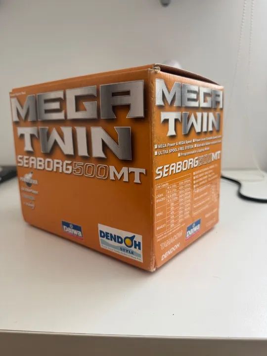 Carretilha Elétrica Daiwa Mega Twin Seaborg500MT - Esportes