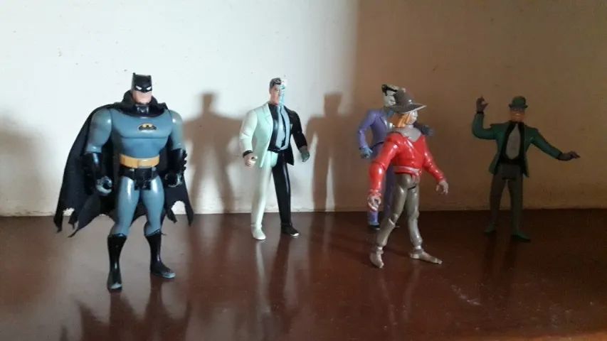 Brinquedo Boneco Ação Batman Charada Coringa DC Comics 1993 - Foto 2