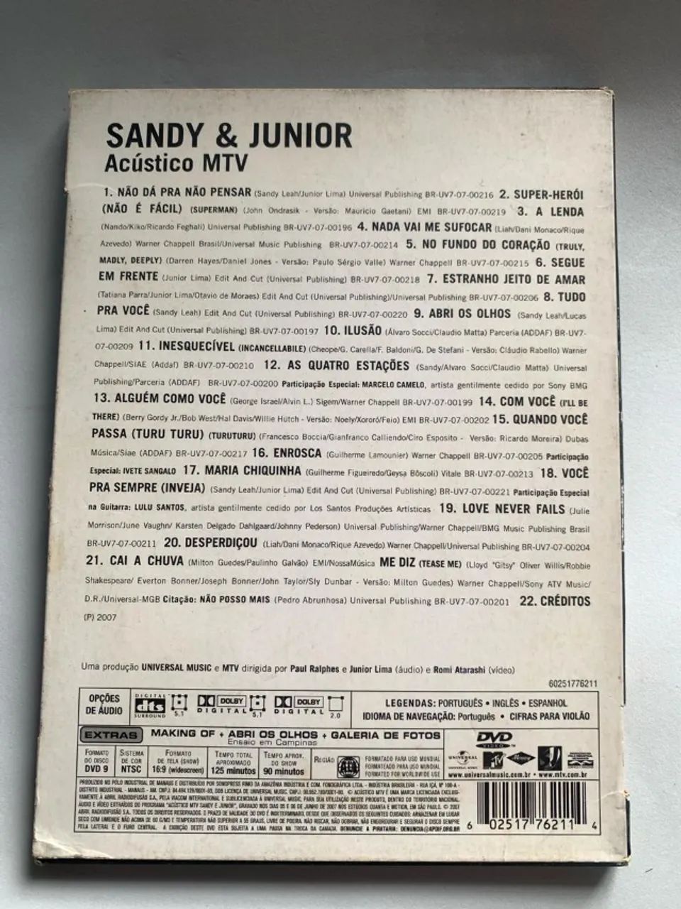 Sandy e Junior - DVD Acústico MTV  - Foto 2