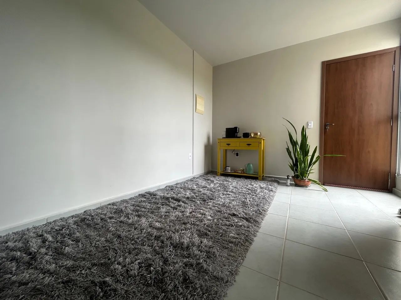 Tapete Peludo Cinza para Sala - Foto 3