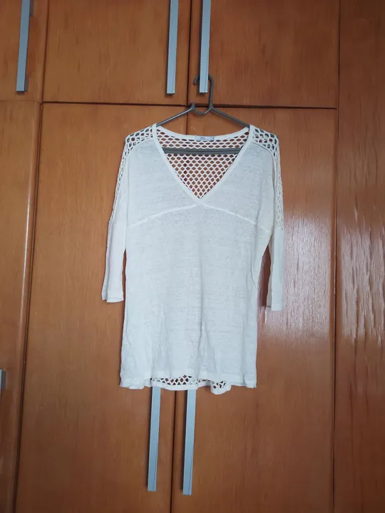 Blusa off White Daslu