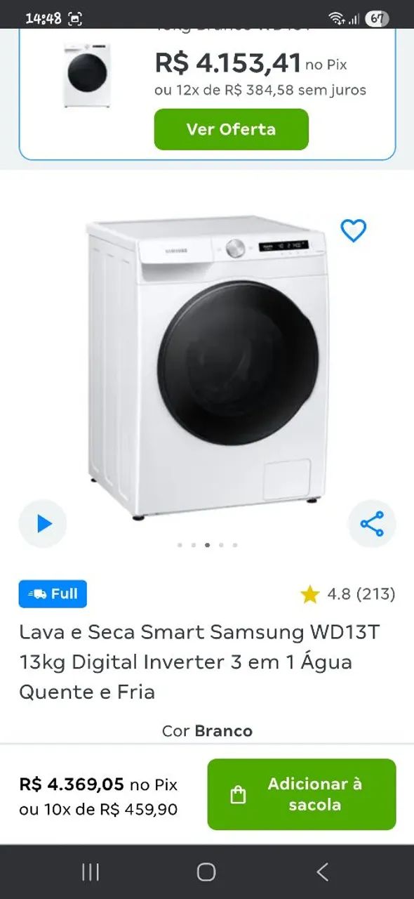 Lava e seca samsung  - Foto 4